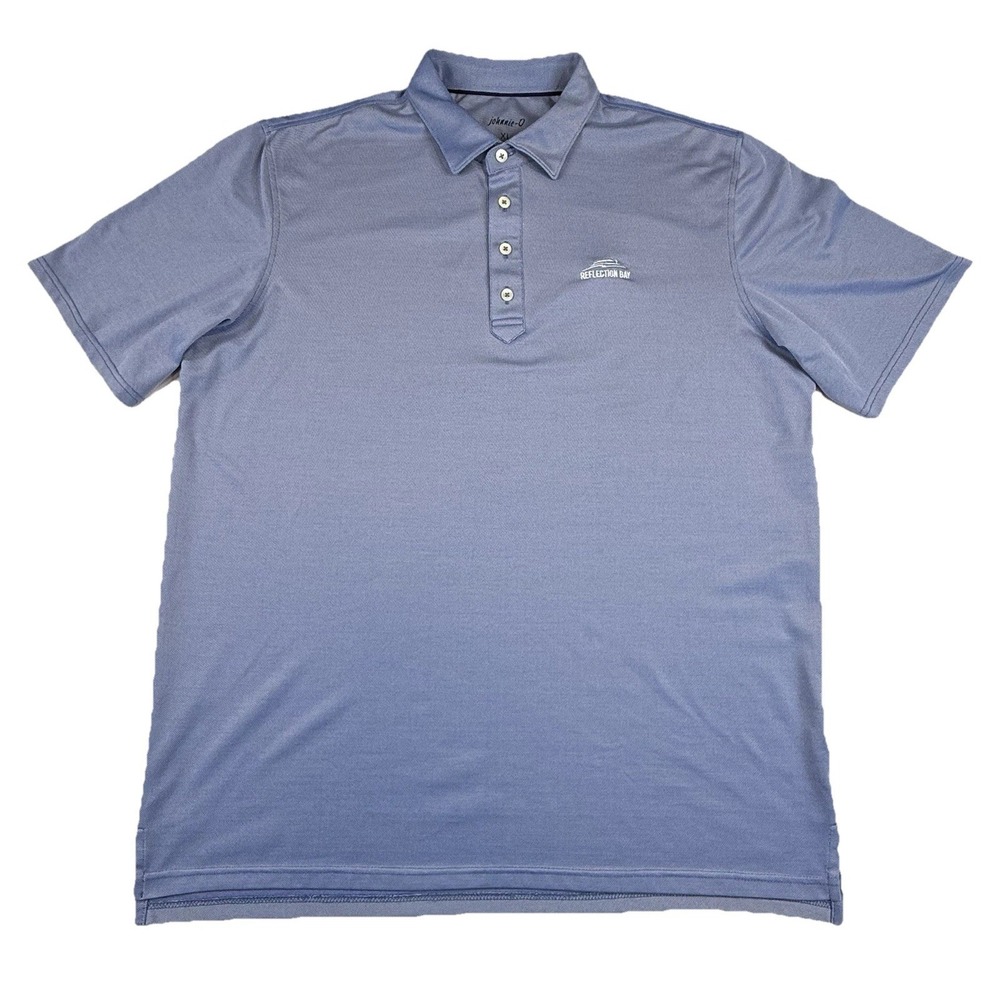 Johnnie O Mashie Prep-Formance Golf Polo Blue Mens XL Reflection Bay Golf Club